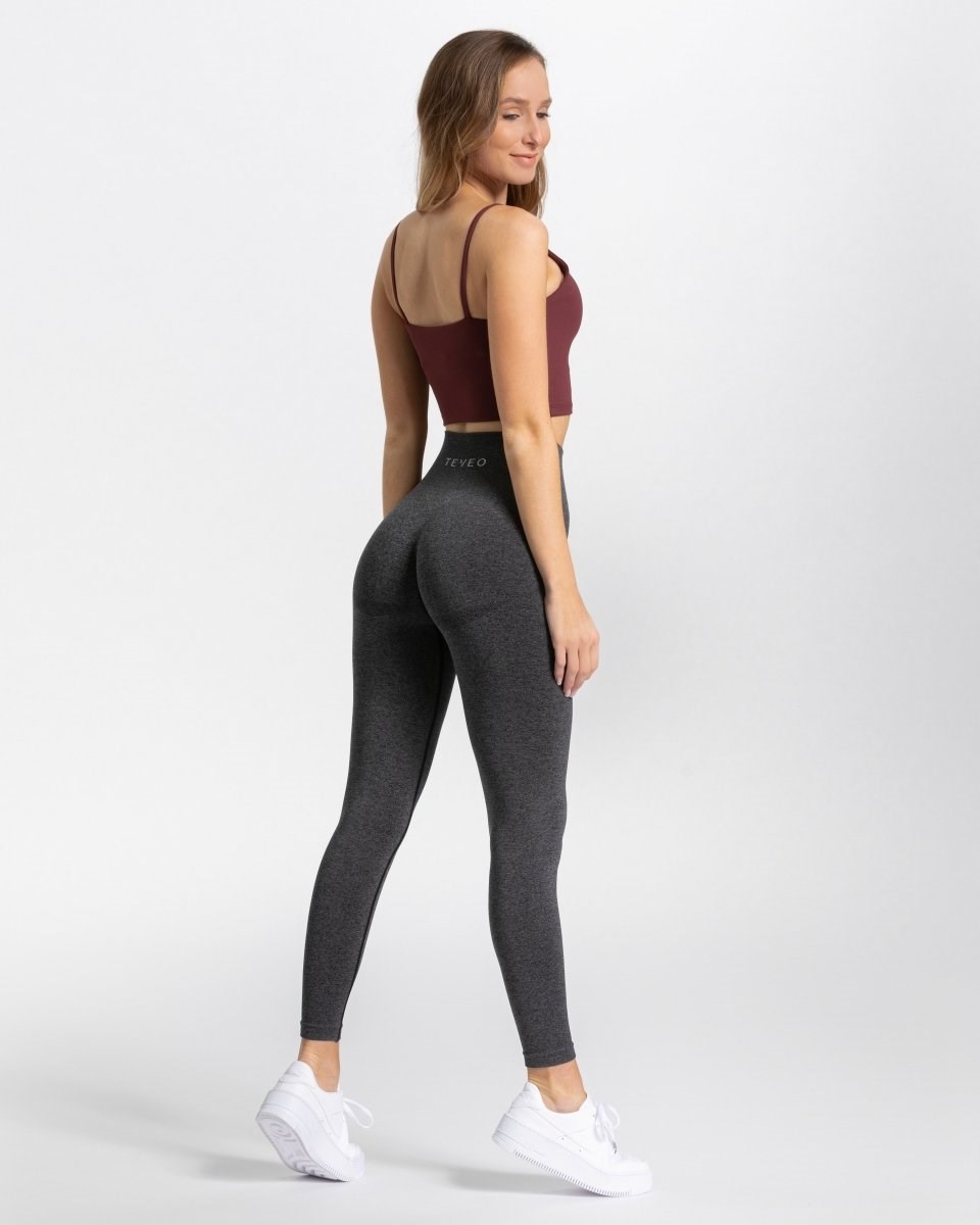 TEVEO Classy Leggings Ciemny Szare | 17690NHCG