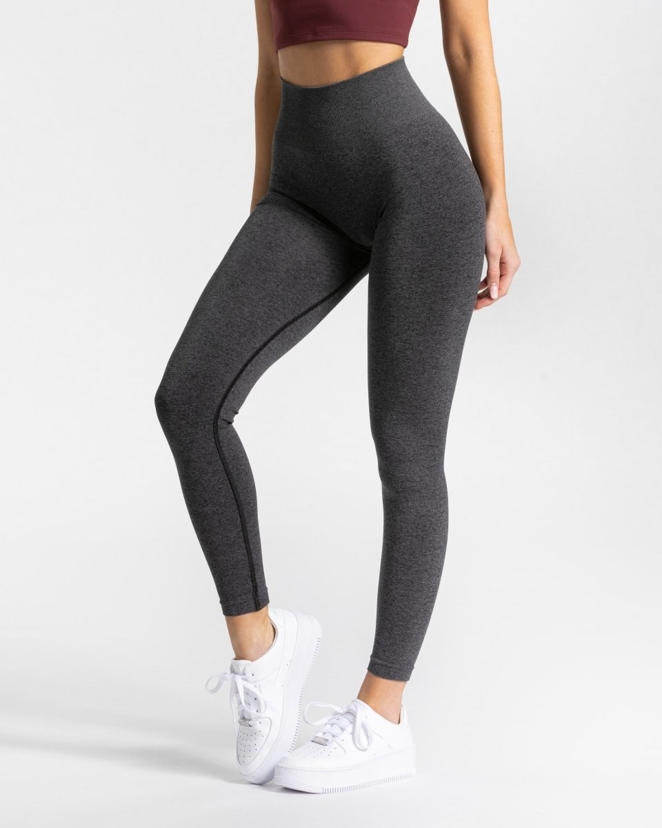 TEVEO Classy Leggings Ciemny Szare | 17690NHCG