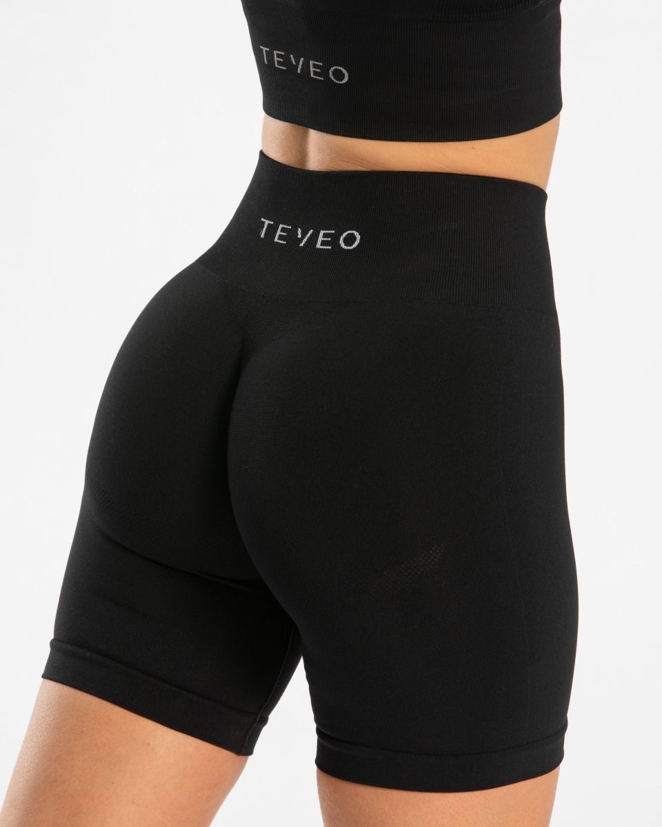 TEVEO Classy Shorts Czarne | 81259TRFY