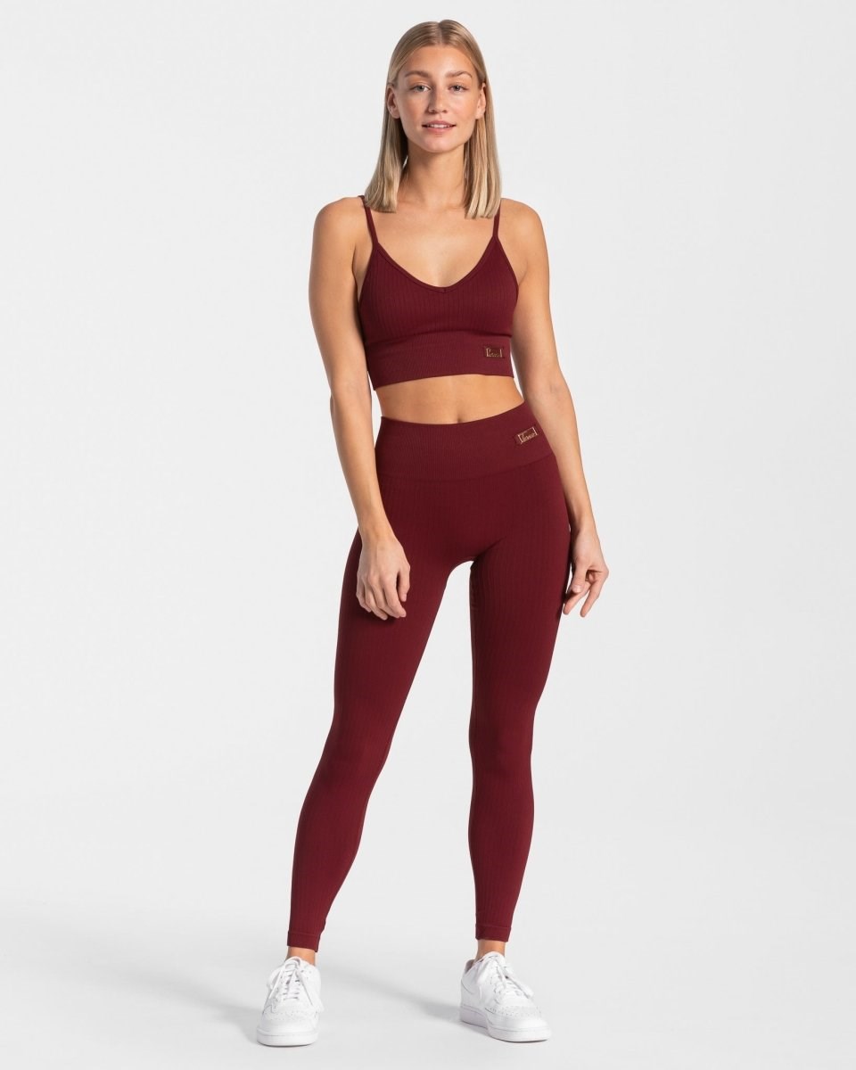 TEVEO Golden Leggings Bordeaux | 19305ADNW