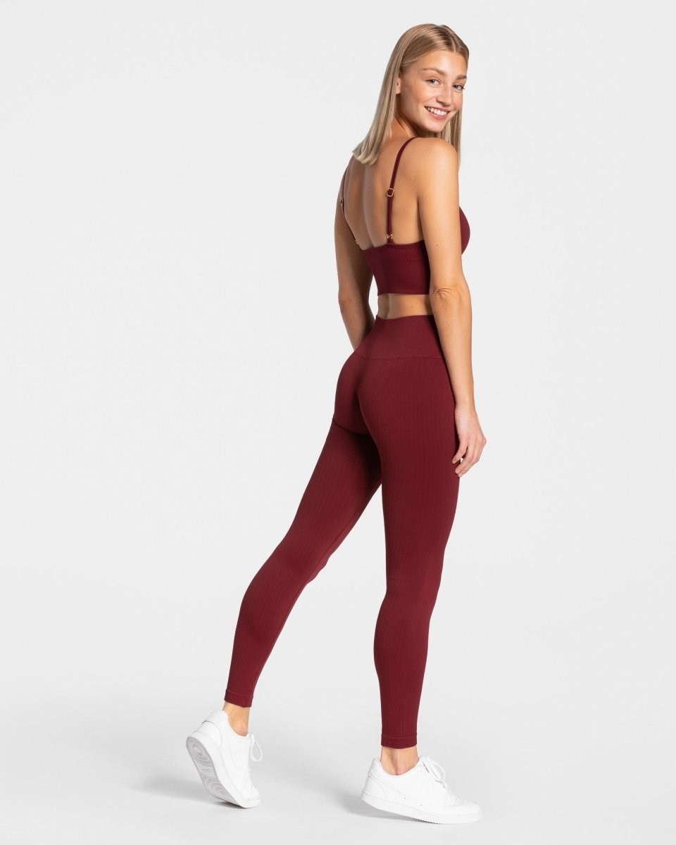 TEVEO Golden Leggings Bordeaux | 19305ADNW