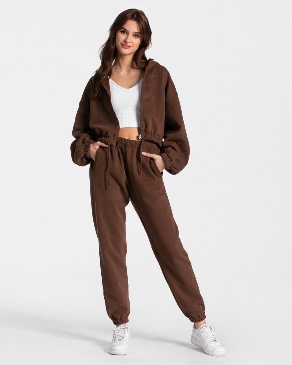 TEVEO Iconic Oversized Jogger Braun | 51396FEVQ