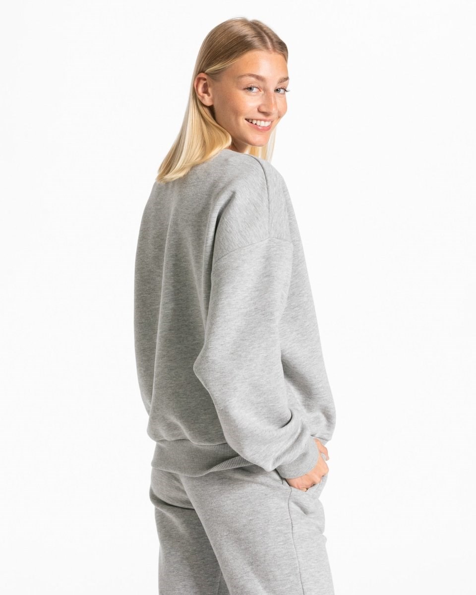 TEVEO Iconic Oversized Swetry Gray | 74896DCOW