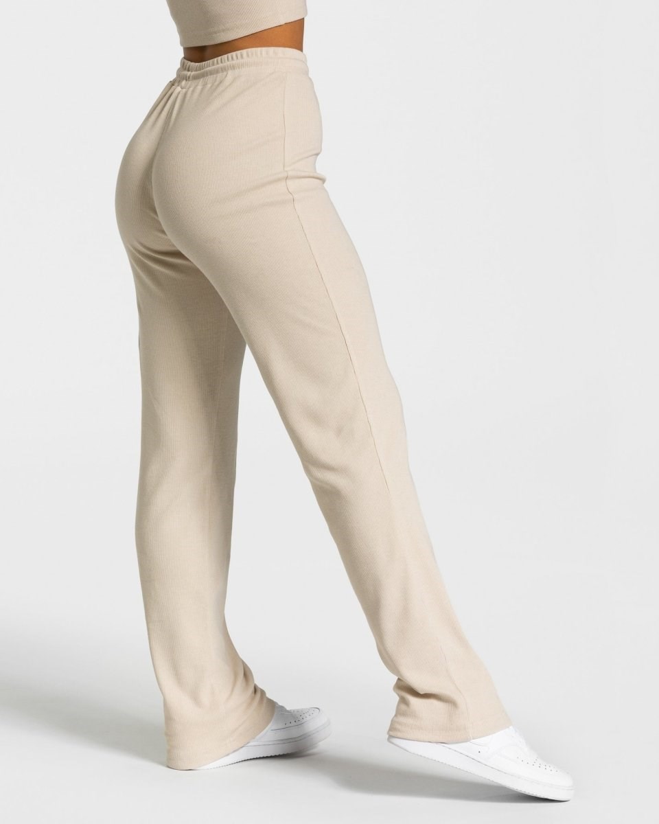 TEVEO Lounge Pants Beżowe | 95706UVBZ