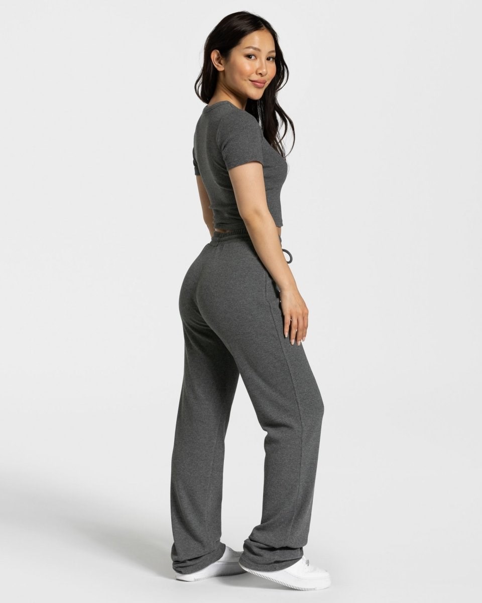 TEVEO Lounge Pants Ciemny Szare | 83462QMWE