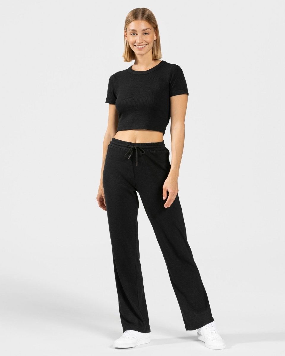 TEVEO Lounge Pants Czarne | 71892XSWR