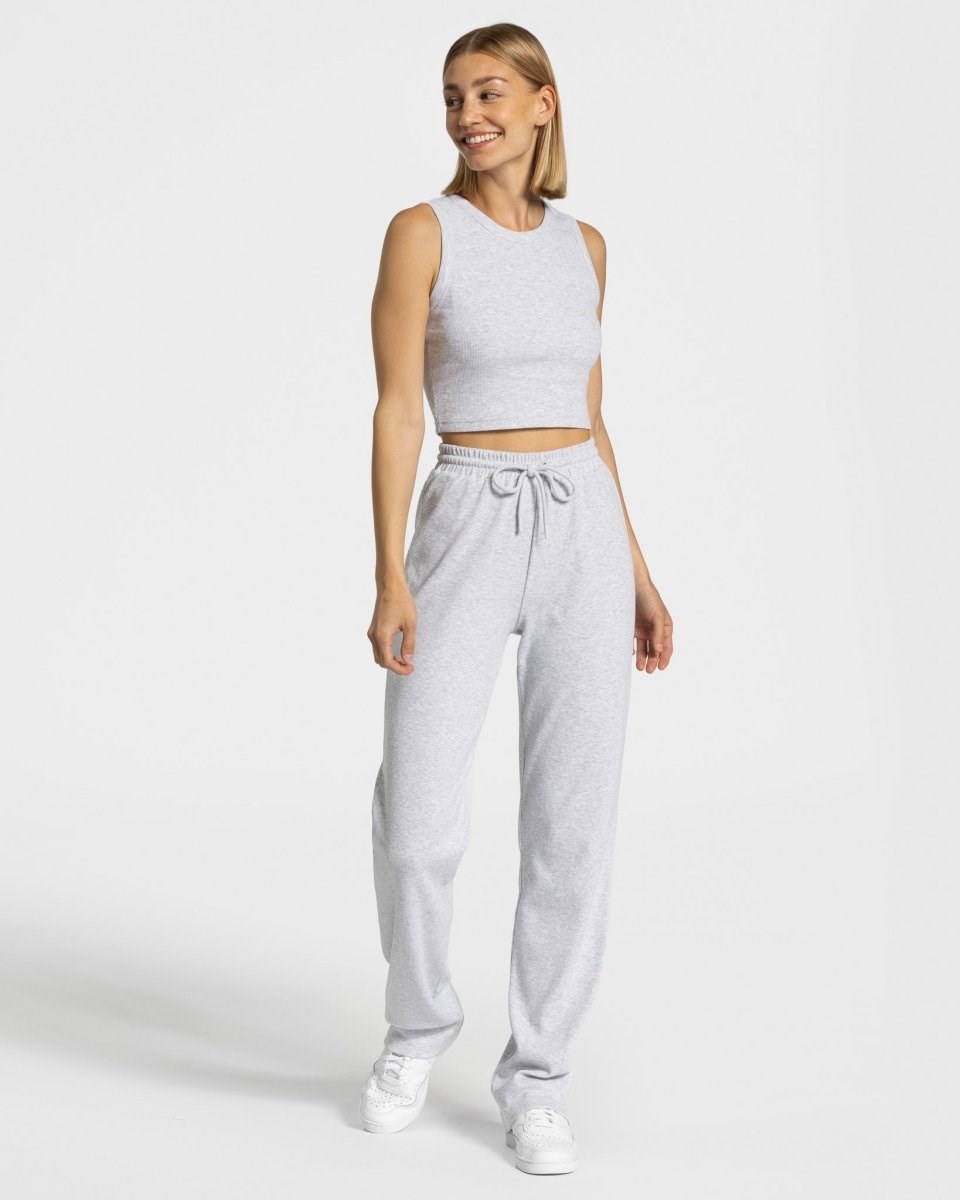 TEVEO Lounge Pants Głęboka Szare | 56798RJML