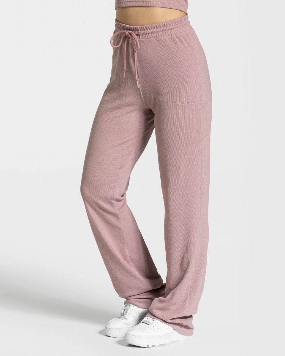 TEVEO Lounge Pants Różowe | 38429OECA