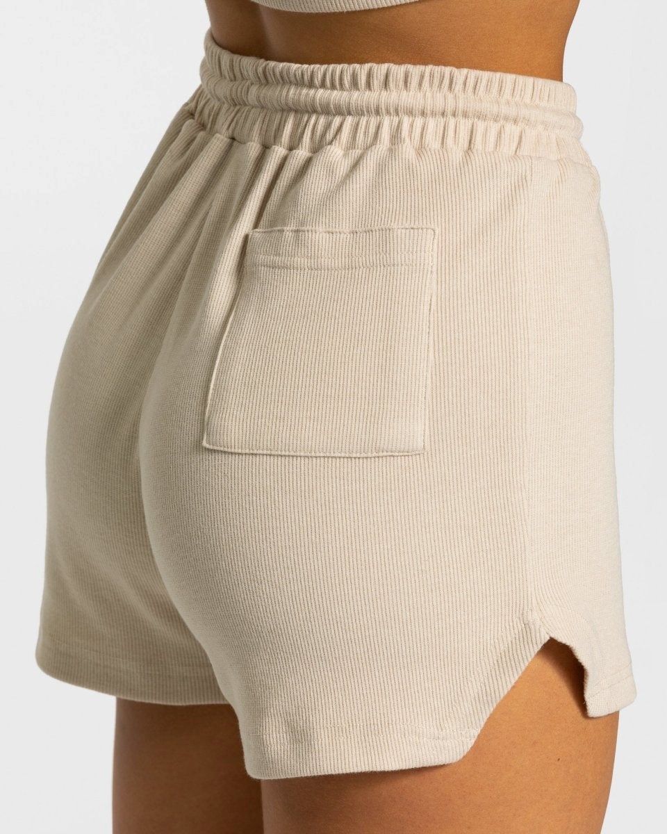 TEVEO Lounge Shorts Beżowe | 10534PHXC