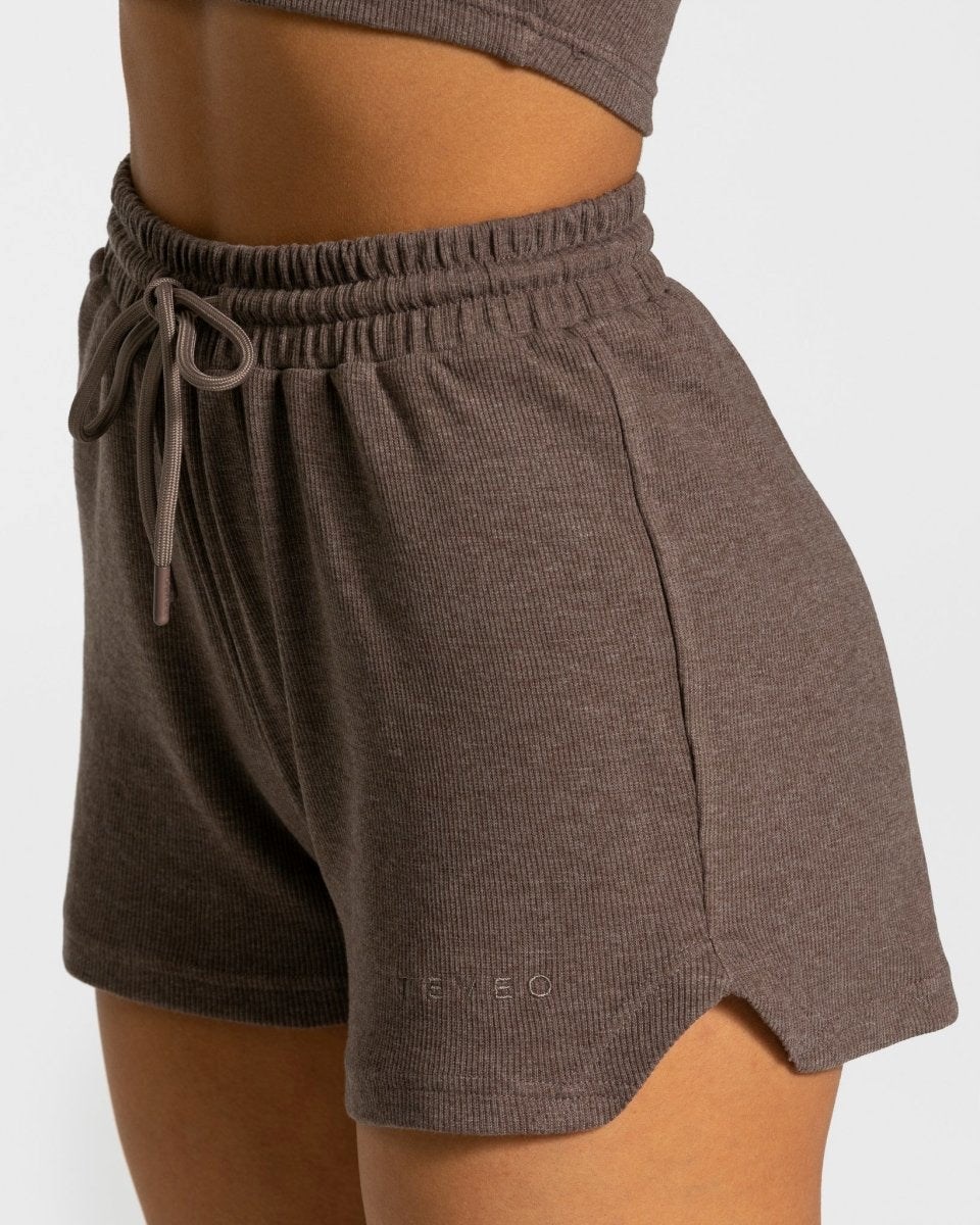 TEVEO Lounge Shorts Ciemny Brązowe | 87914WXTL