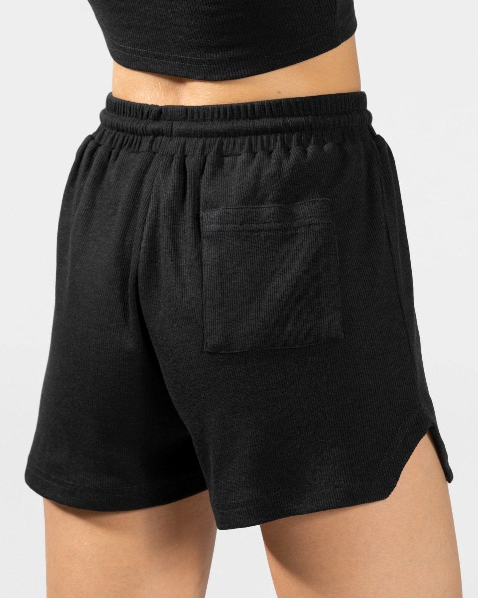 TEVEO Lounge Shorts Czarne | 31642FWTY