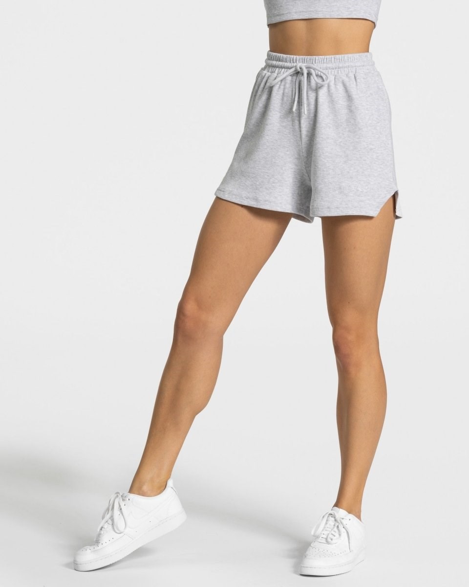 TEVEO Lounge Shorts Głęboka Szare | 52796FVQP