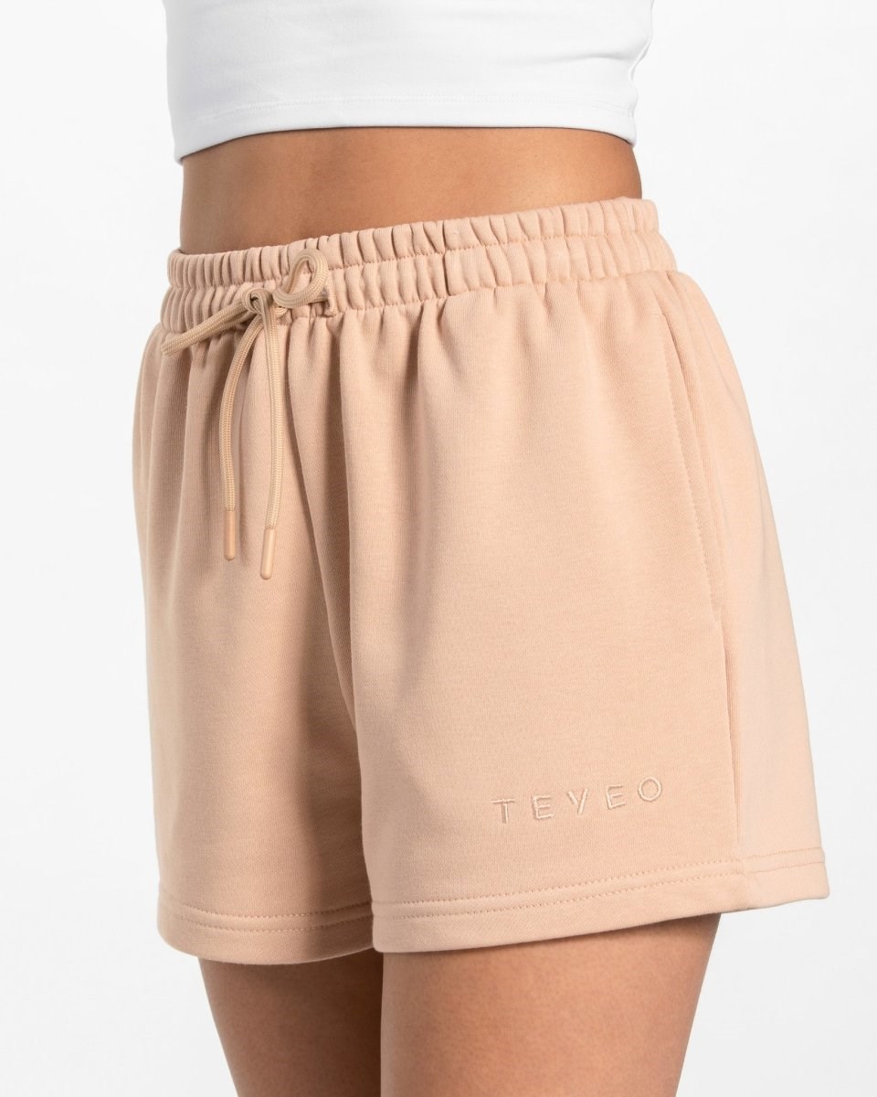 TEVEO Oversized Shorts Nude | 93627SMEO