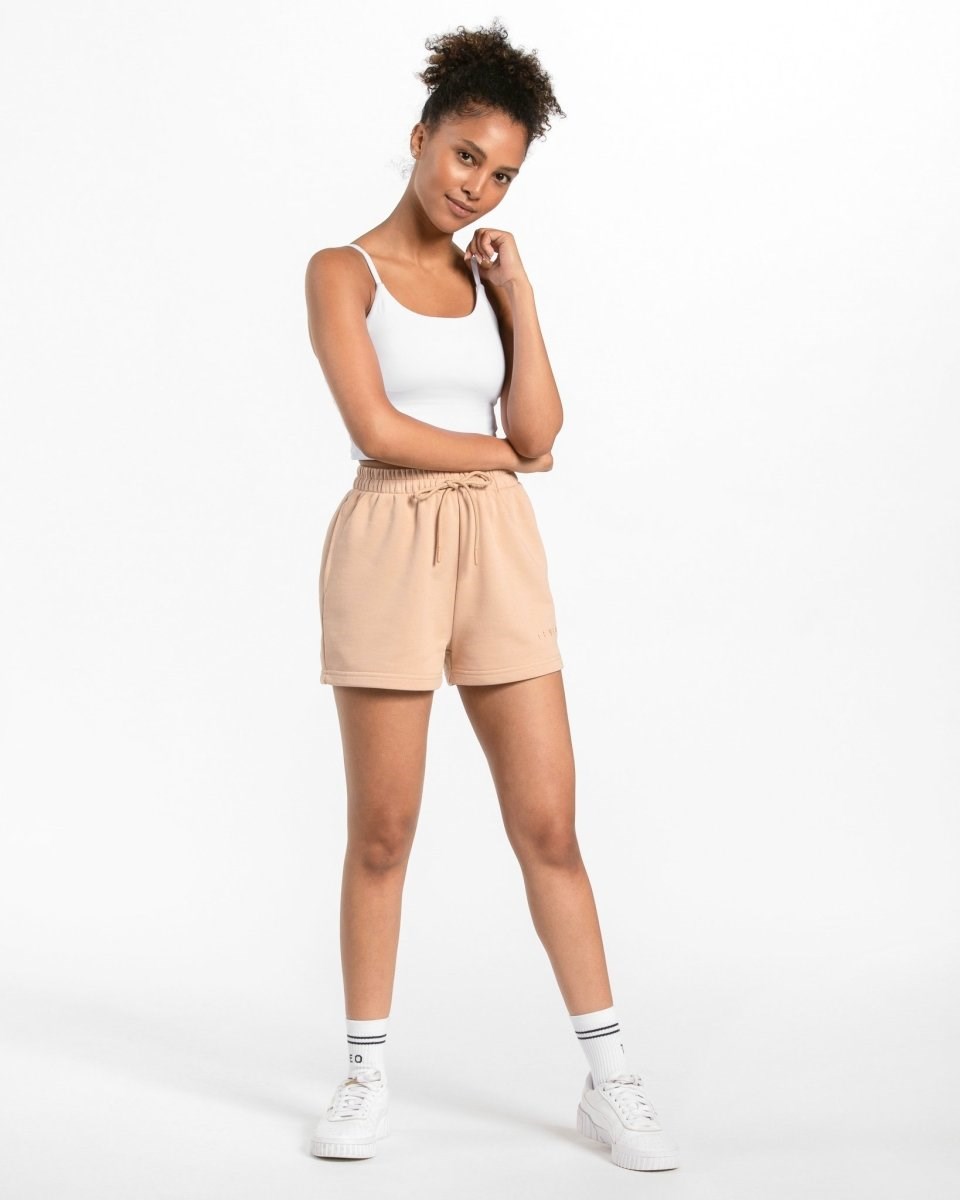 TEVEO Oversized Shorts Nude | 93627SMEO