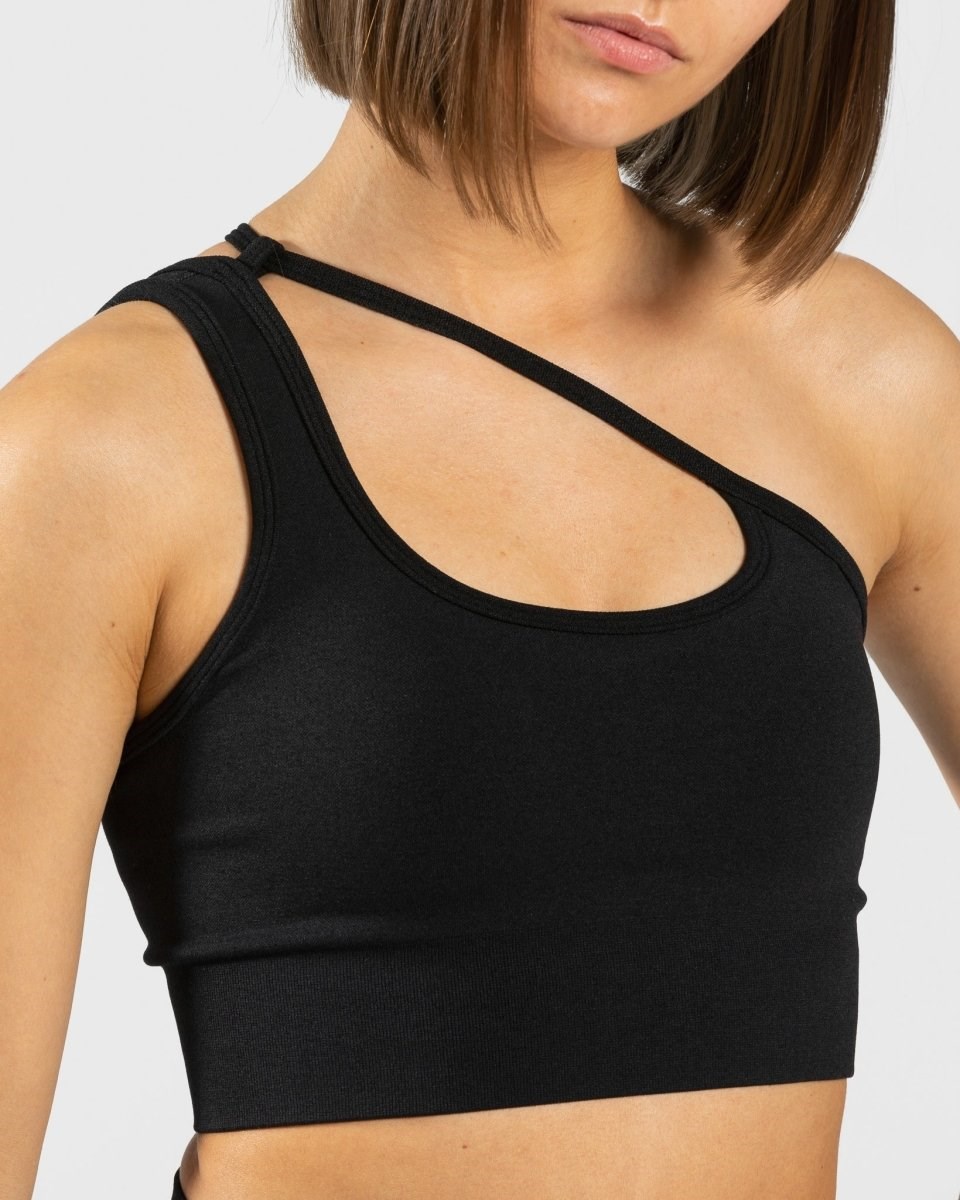 TEVEO Sassy One Shoulder Bh Czarne | 24580VGUX