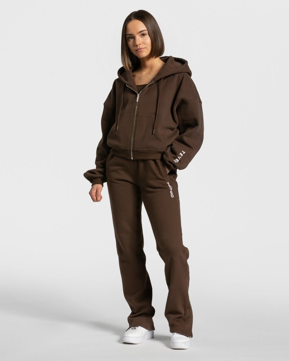 TEVEO Sassy Slit Jogger Braun | 28015RKBI