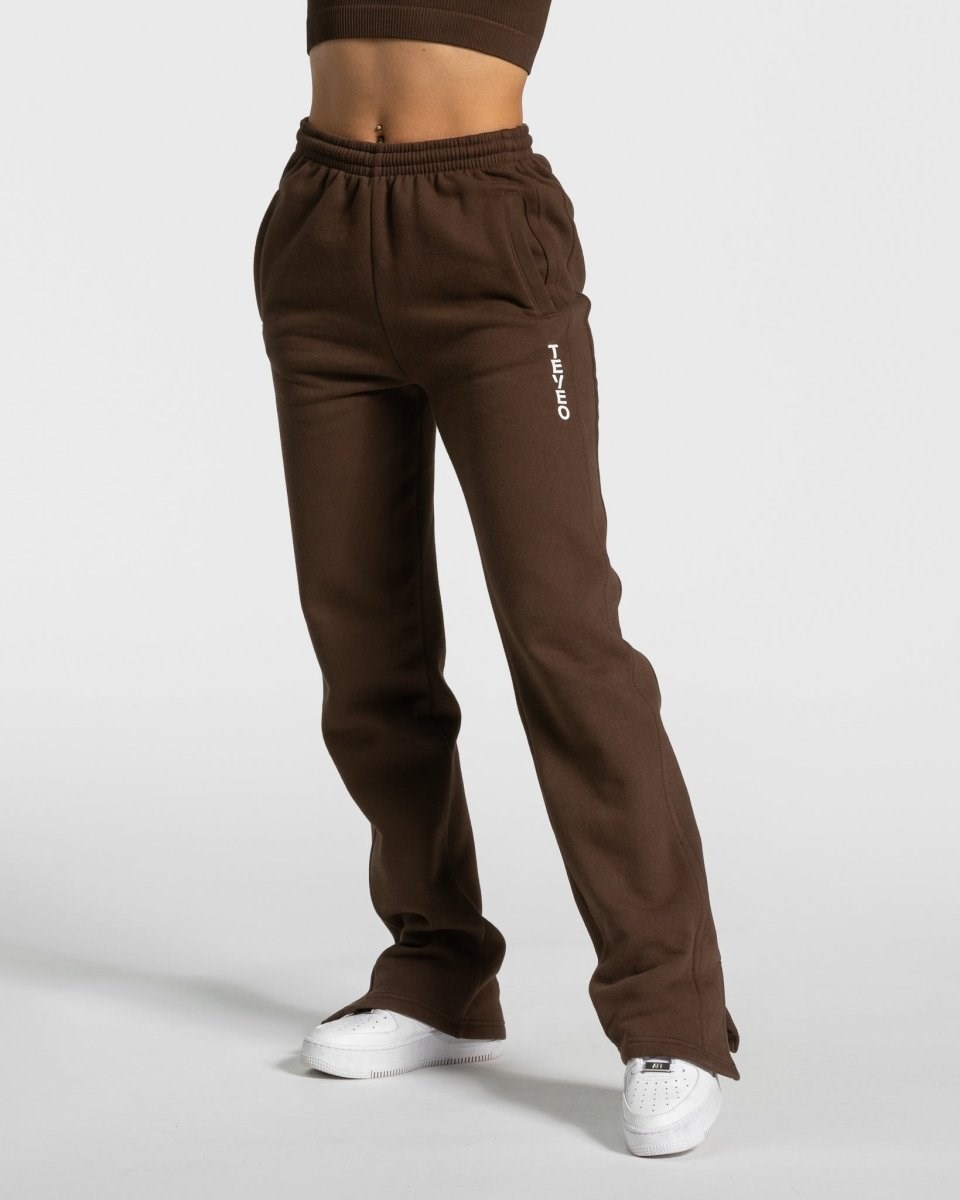 TEVEO Sassy Slit Jogger Braun | 28015RKBI