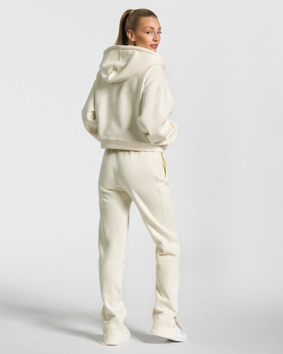 TEVEO Sassy Slit Jogger Ivory | 91870DUJI