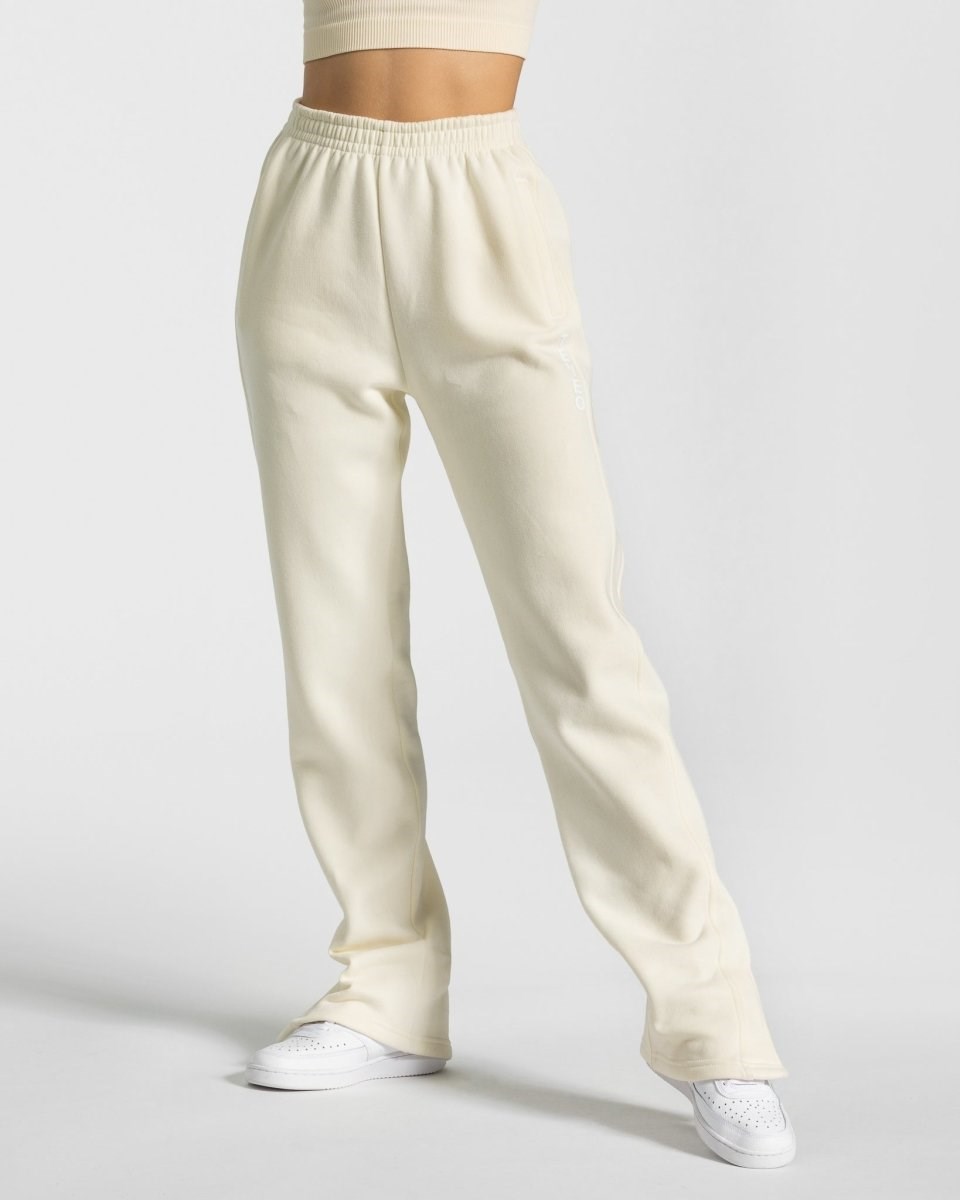 TEVEO Sassy Slit Jogger Ivory | 91870DUJI