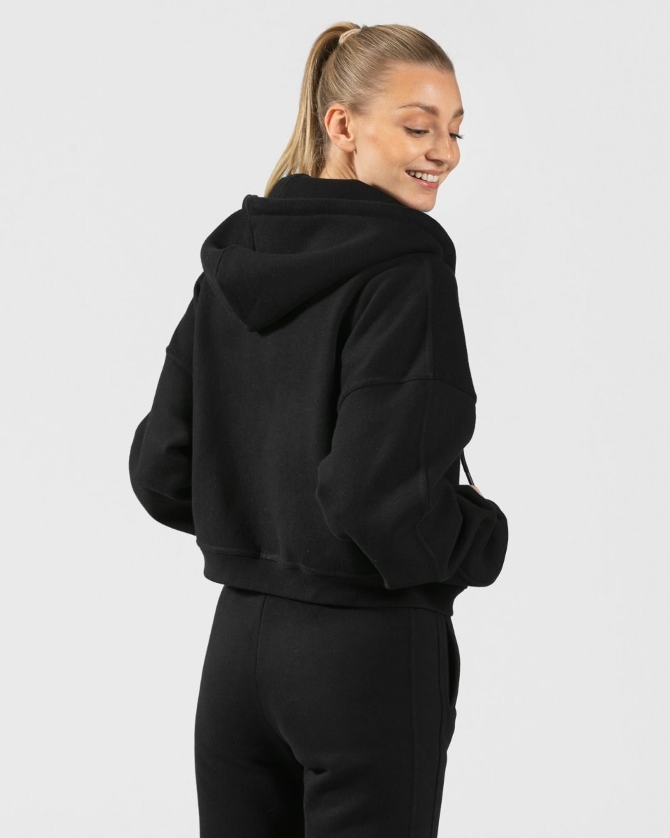 TEVEO Sassy Zip Hoodie Czarne | 25839LVOI