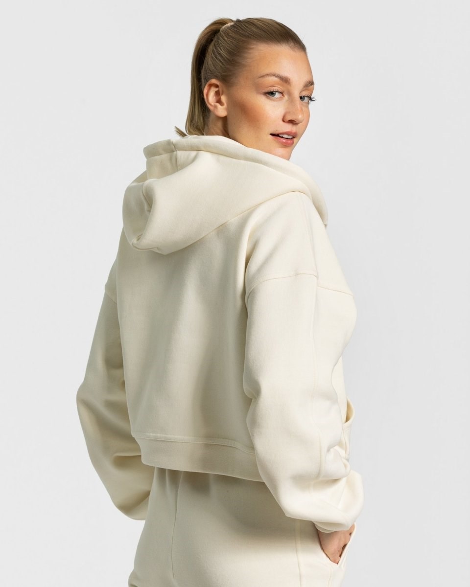 TEVEO Sassy Zip Hoodie Ivory | 78592PTHS