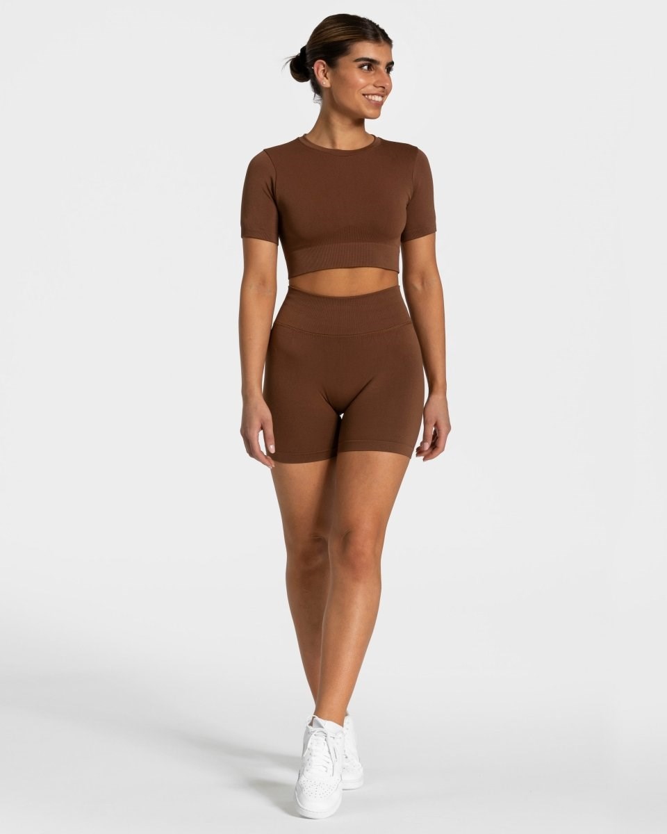 TEVEO Sensation Crop Top Karamell | 35921FYSP