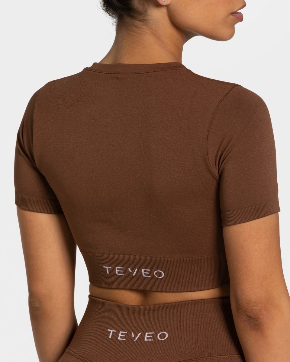 TEVEO Sensation Crop Top Karamell | 35921FYSP