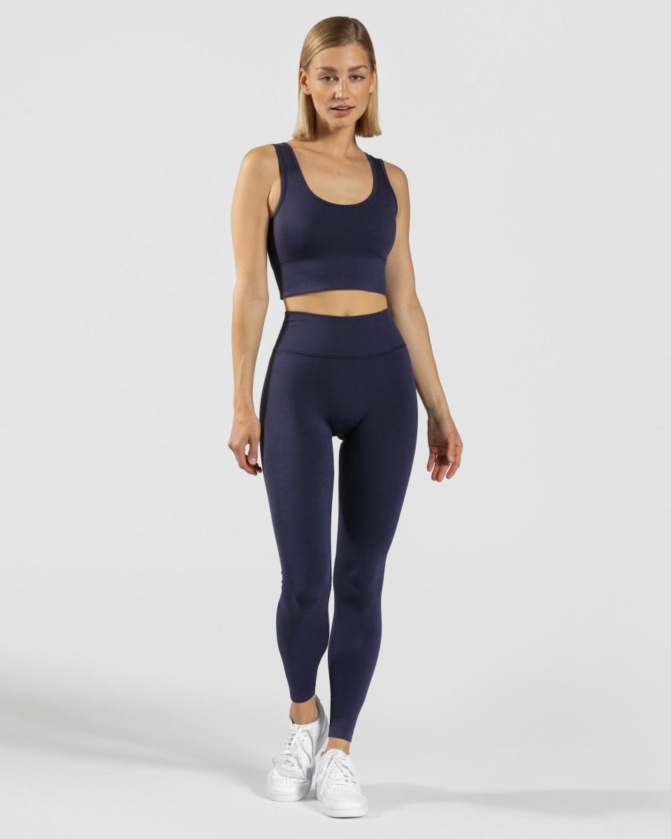 TEVEO Sensation Leggings Ciemny Niebieskie | 40897LHTS