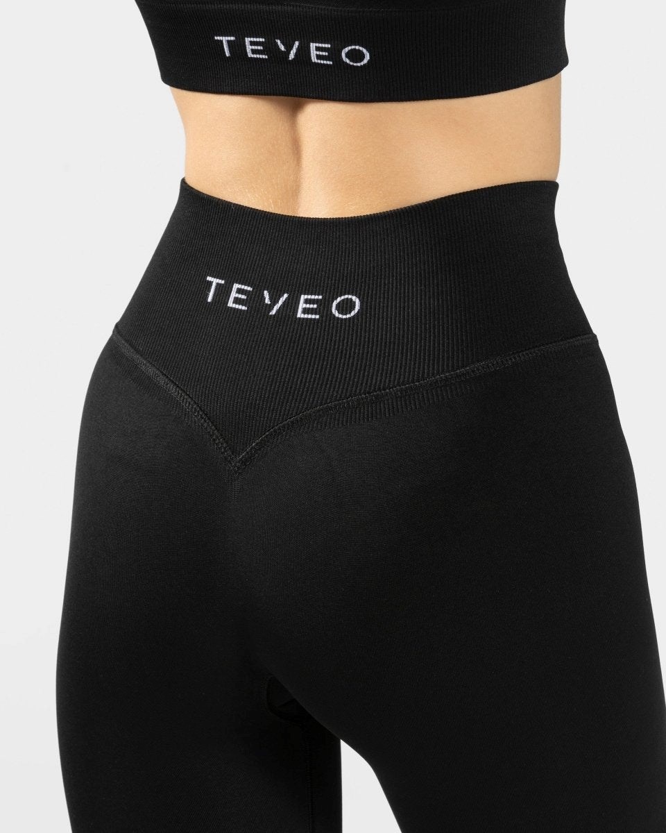 TEVEO Sensation Leggings Czarne | 14562ALFN