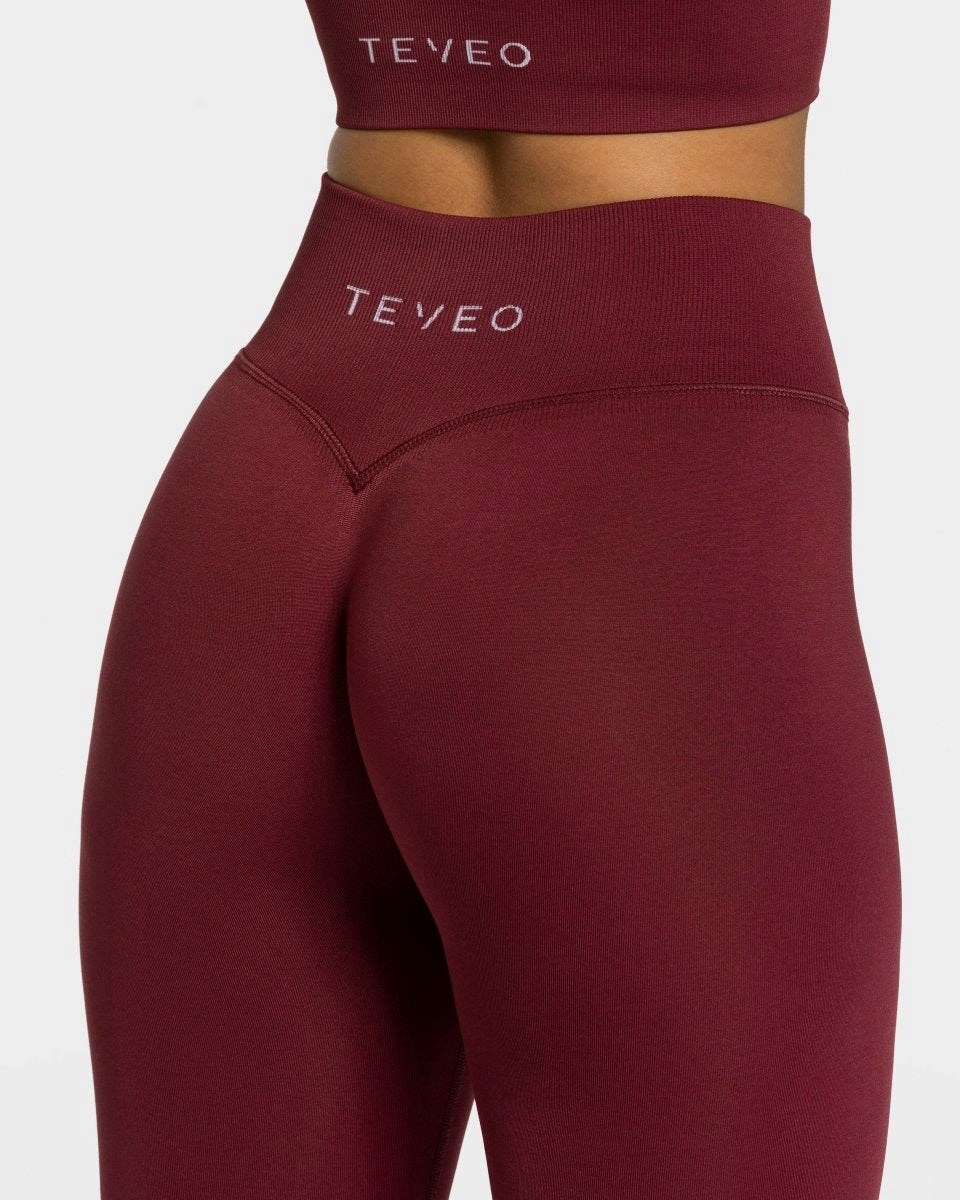 TEVEO Sensation Leggings Czerwone | 94176HBMZ