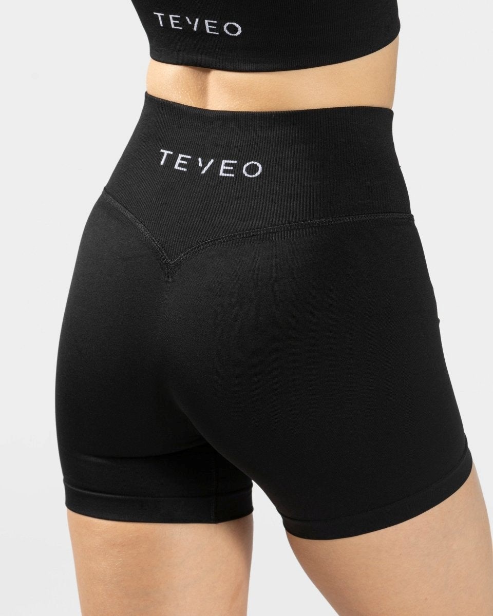 TEVEO Sensation Mini Shorts Czarne | 40296IXYE