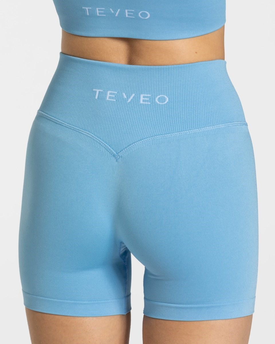 TEVEO Sensation Mini Shorts Niebieskie | 31862OXSA