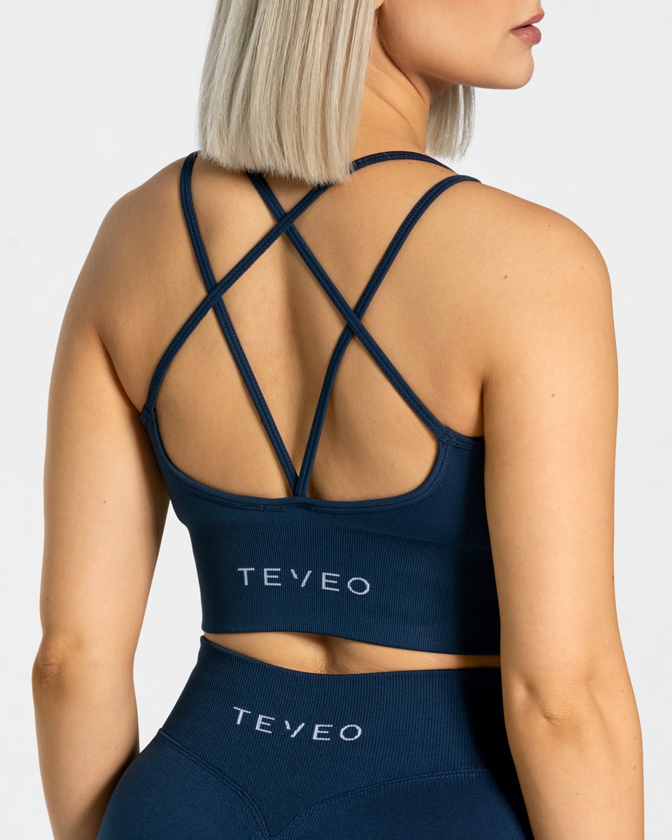 TEVEO Statement Bh Ciemny Niebieskie | 28570PLFA