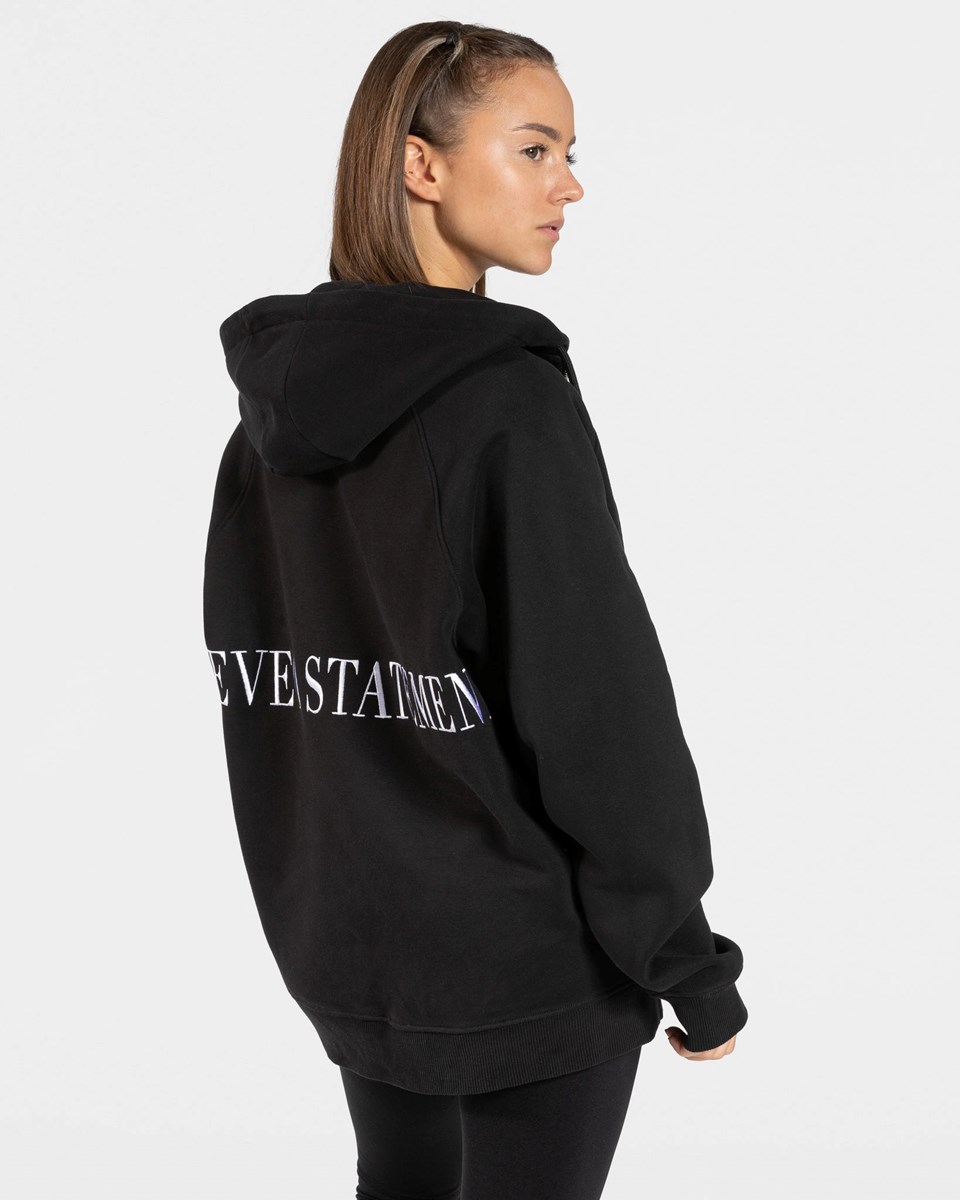 TEVEO Statement Oversized Jackets Czarne | 08127XLEB