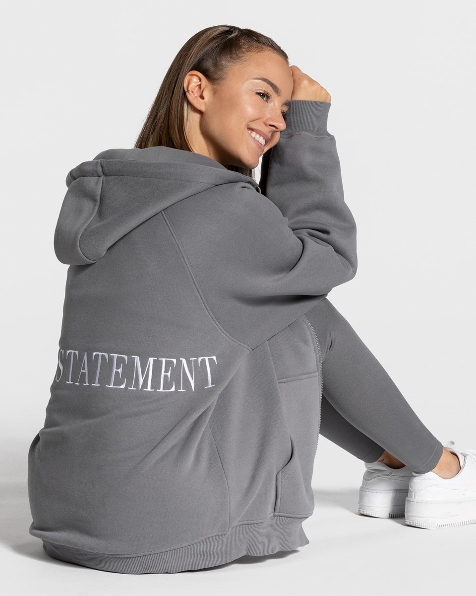 TEVEO Statement Oversized Jackets Graphit | 40531SXLH