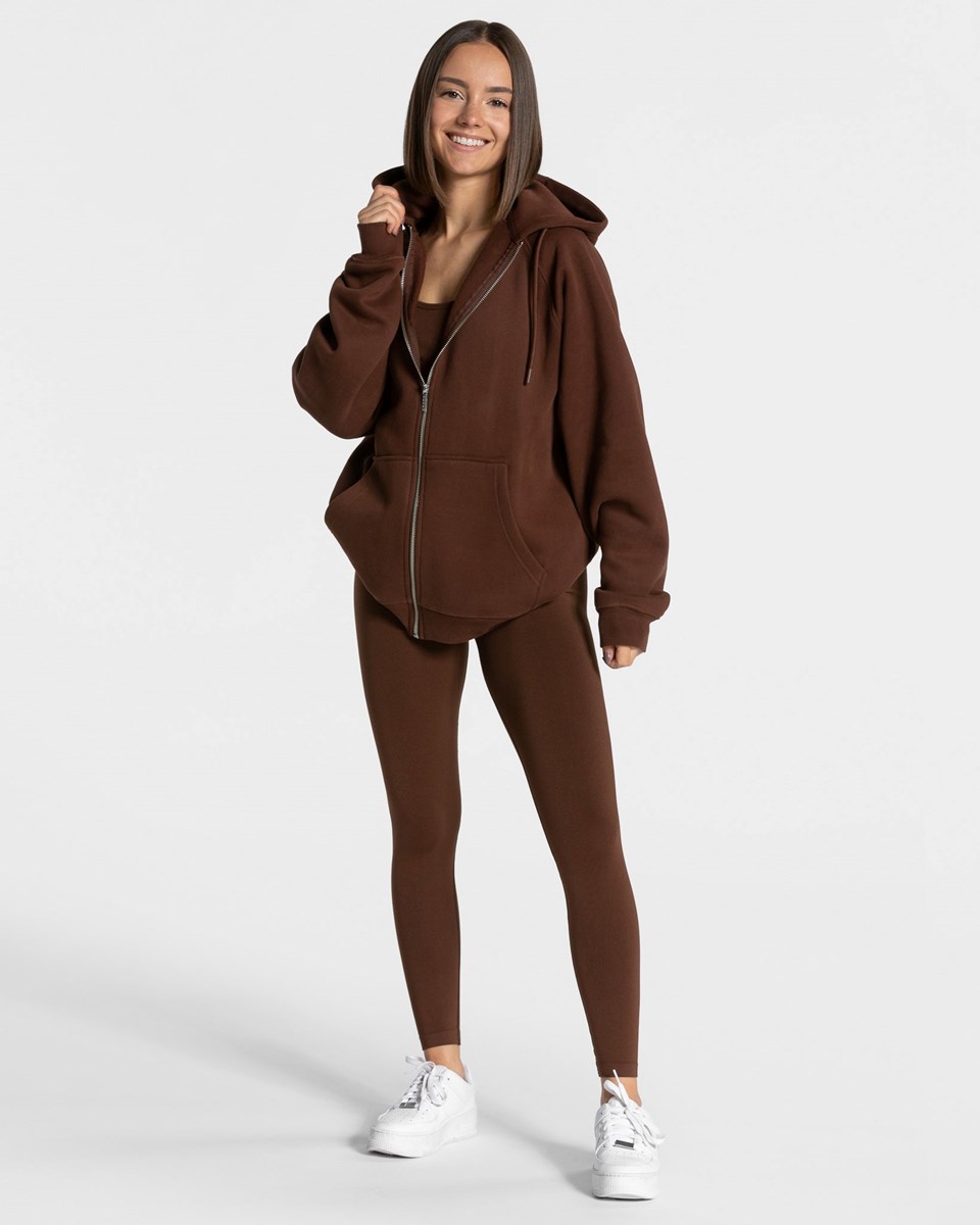 TEVEO Statement Oversized Jackets Kaffee | 79341OMPF