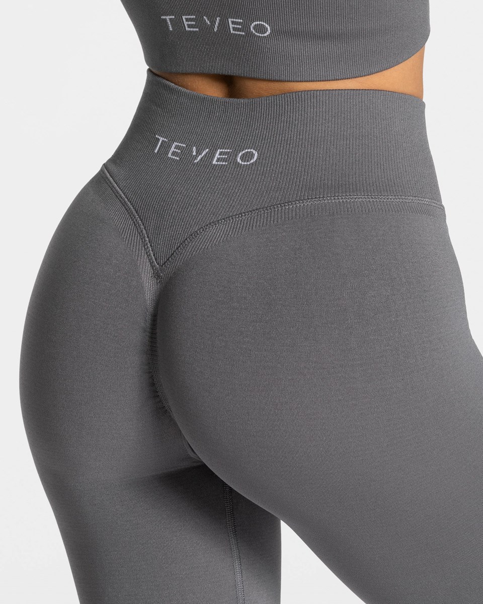 TEVEO Statement Scrunch Leggings Graphit | 51824MZJB