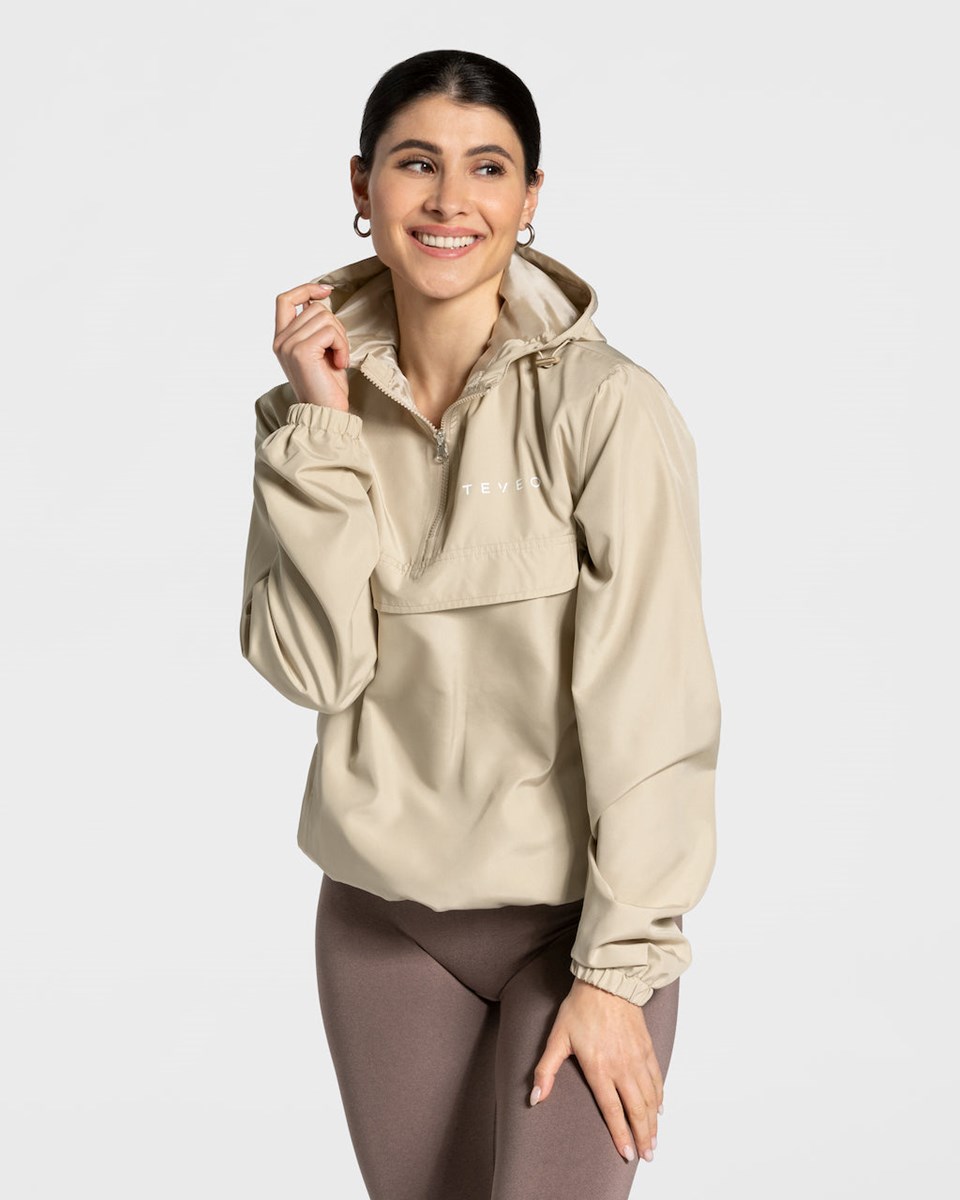 TEVEO Statement Windbreaker Sand | 14538OAMC