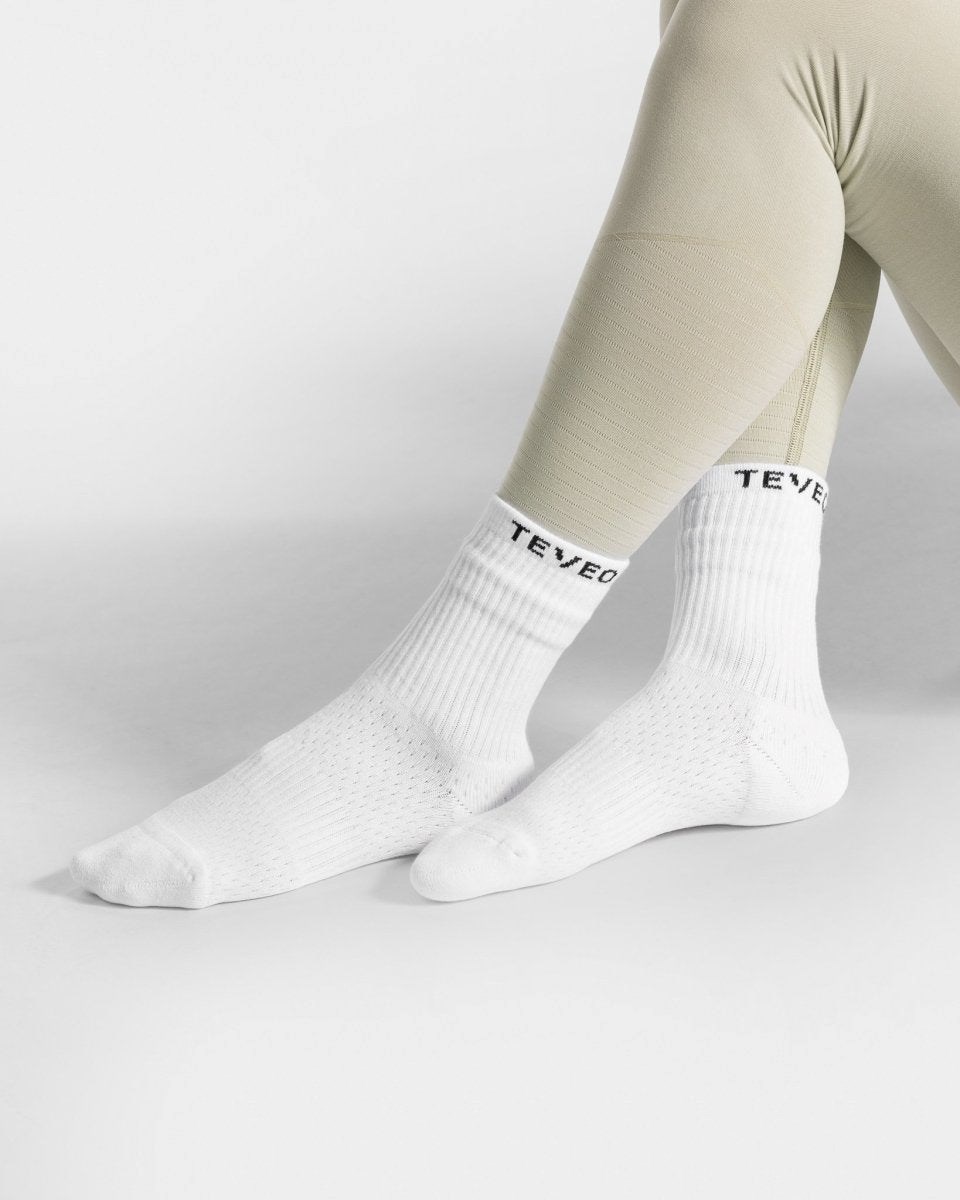 TEVEO TEVEO Air Socken (2er) Białe | 87059SJVB