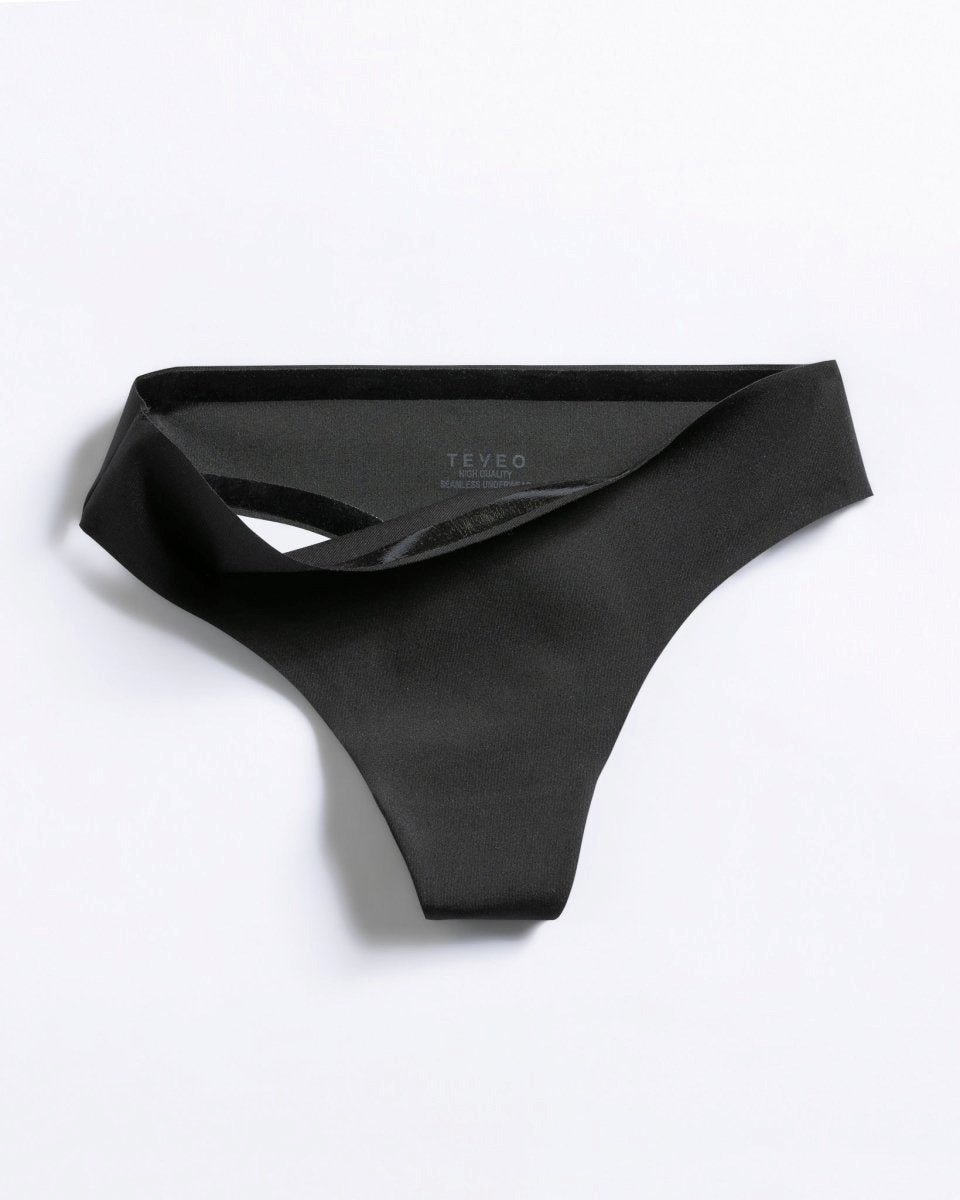 TEVEO TEVEO Seamless Tanga (5er) Czarne | 60548OBEK