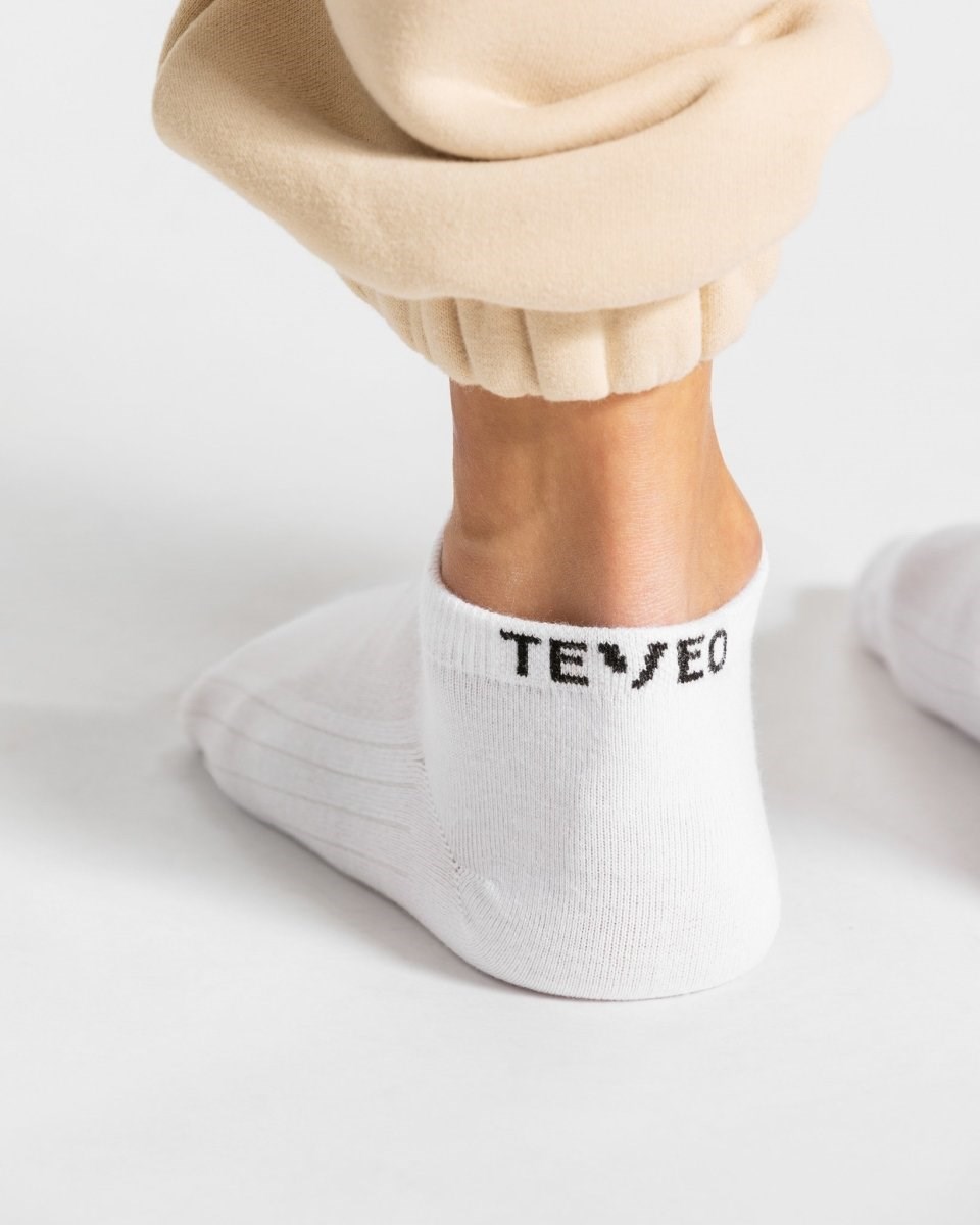 TEVEO TEVEO Sneaker Socken (2er) Białe | 69572QASC