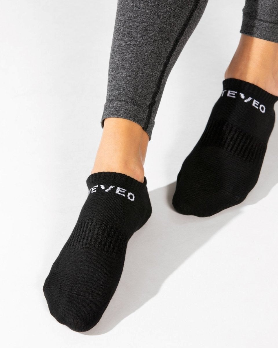 TEVEO TEVEO Sportowe Socken (2er) Czarne | 80675MXKP