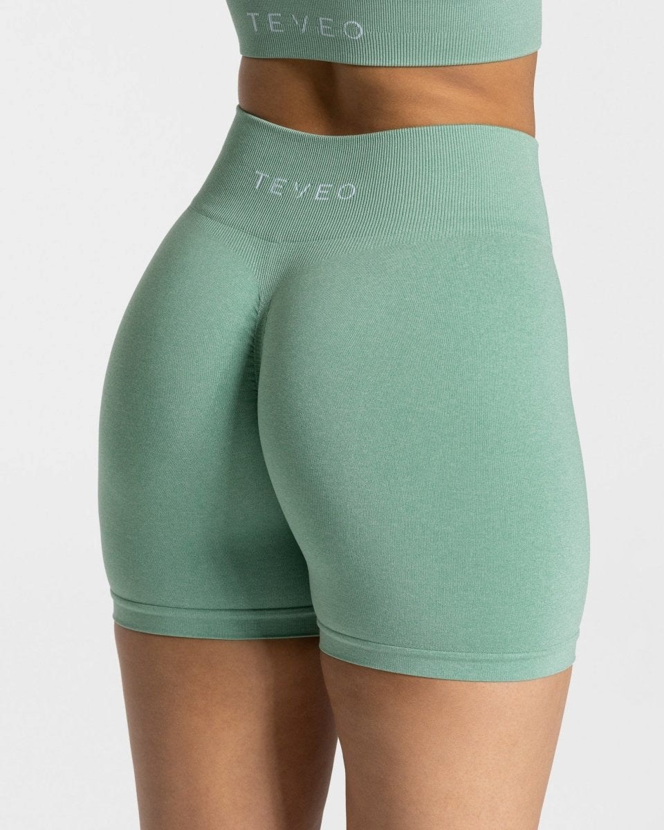 TEVEO Timeless Scrunch Shorts Salbei | 71928IBOC