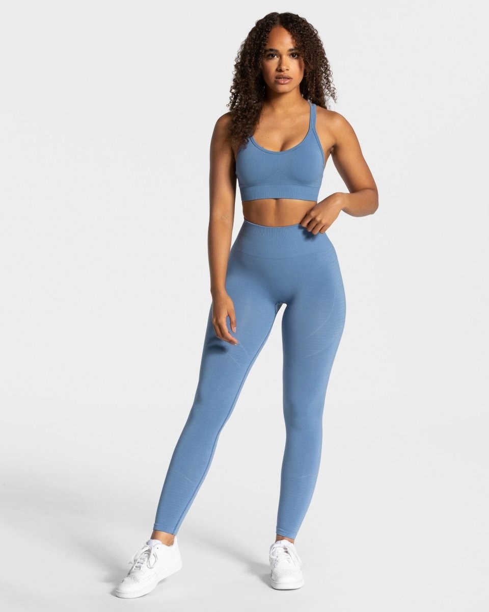 TEVEO True Leggings Blau | 45731UTKB