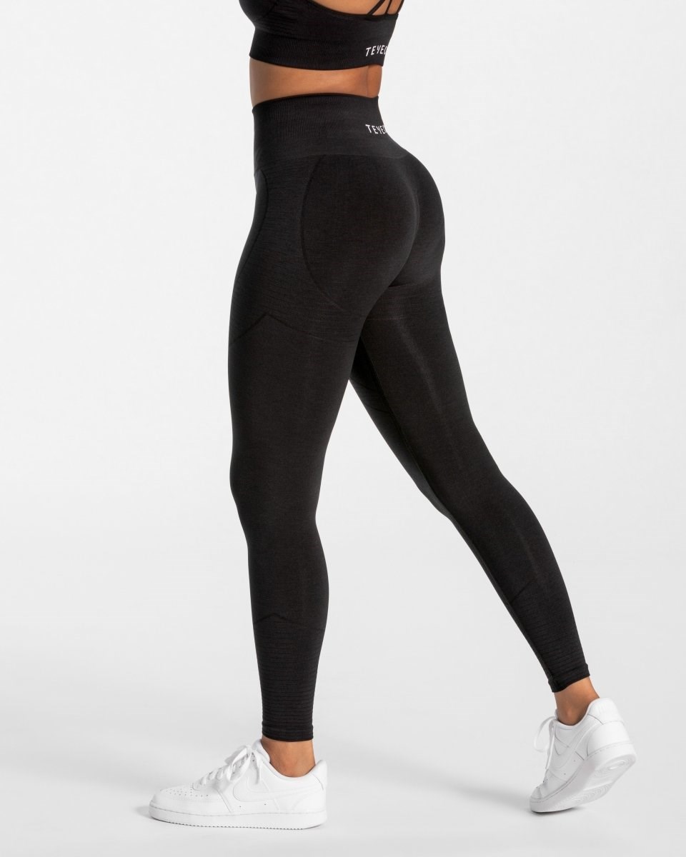 TEVEO True Leggings Czarne | 24731VUTS