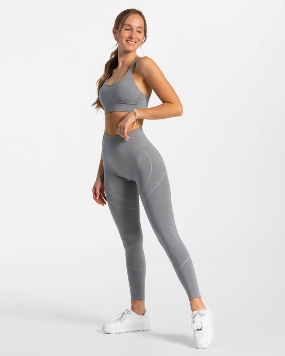 TEVEO True Leggings Niebieskie | 05679AZEW