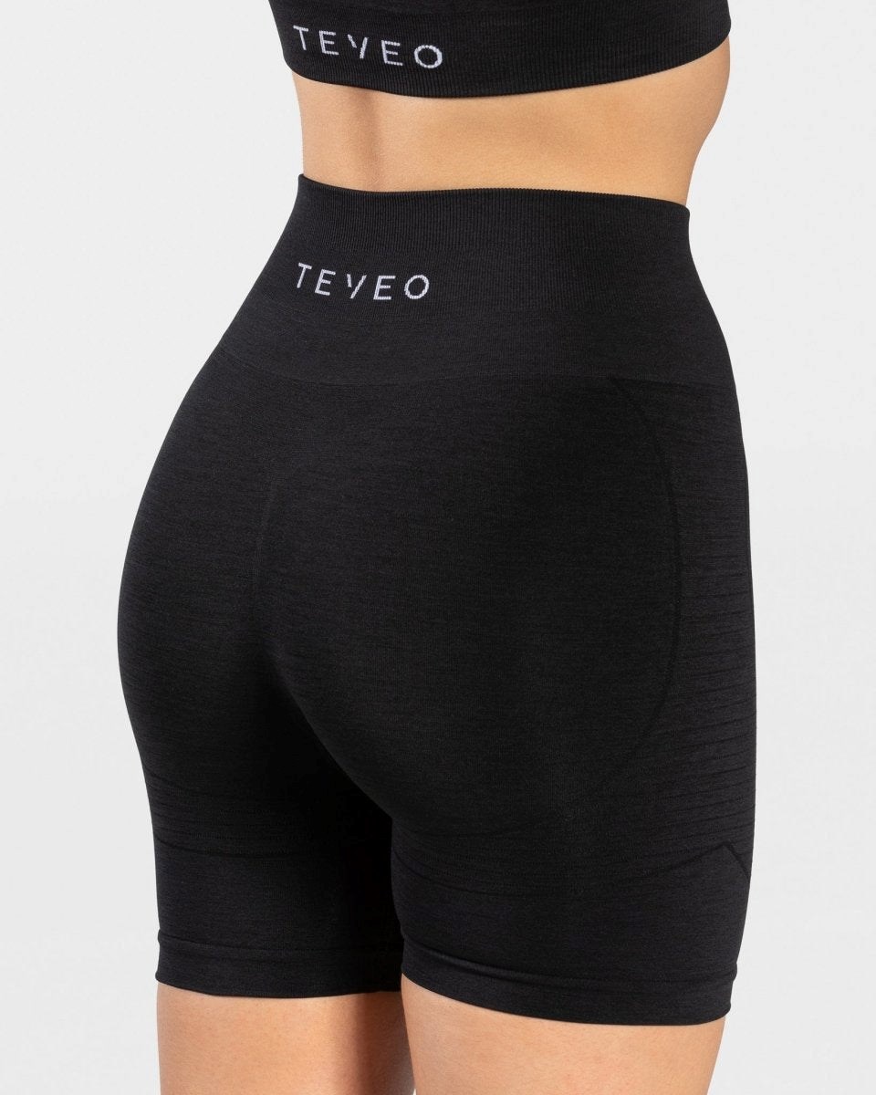 TEVEO True Shorts Czarne | 37160NZVD