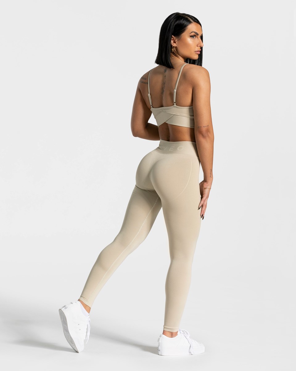 TEVEO V-Shape Leggings Sand | 18794VTXL