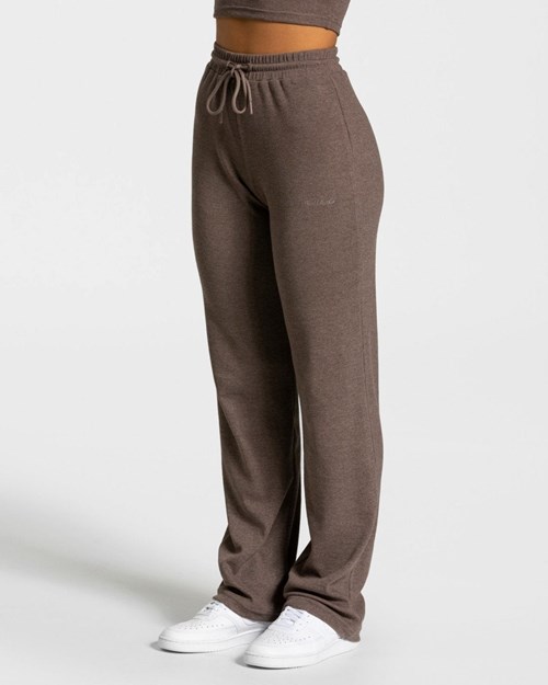 TEVEO Lounge Pants Ciemny Brązowe | 21038DXEO