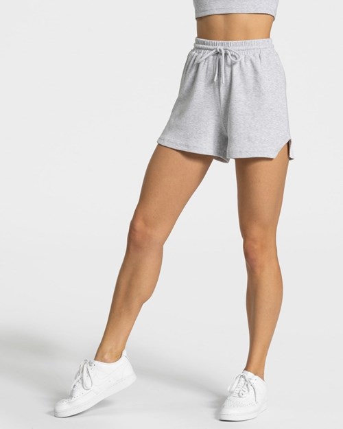 TEVEO Lounge Shorts Głęboka Szare | 52796FVQP